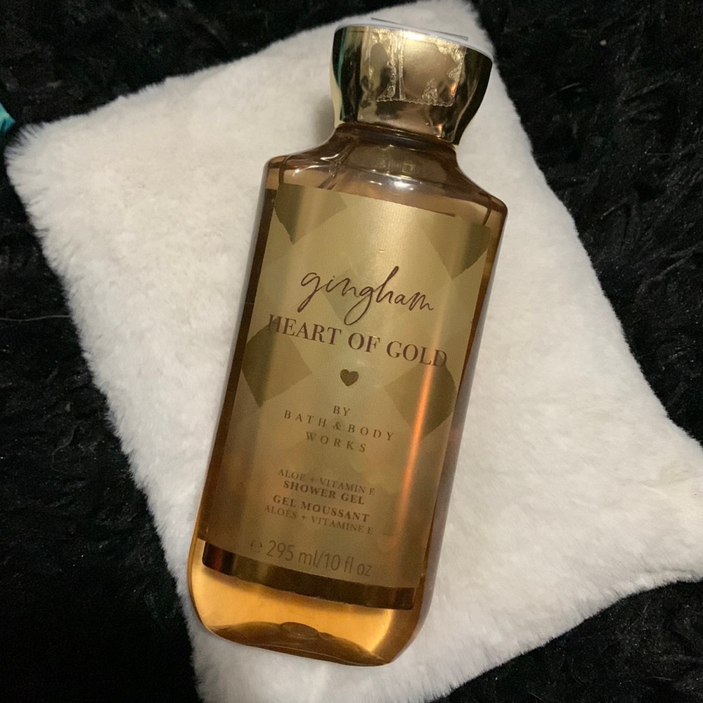 NWT Gingham Heart of Gold Shower Gel | Bath & Body Works